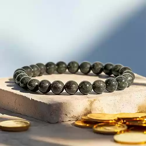Polished Pyrite Bracelet